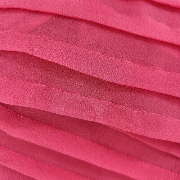 Nanette Lepore Pink Silk Mini Dress Size 2 - Picture 7 of 8